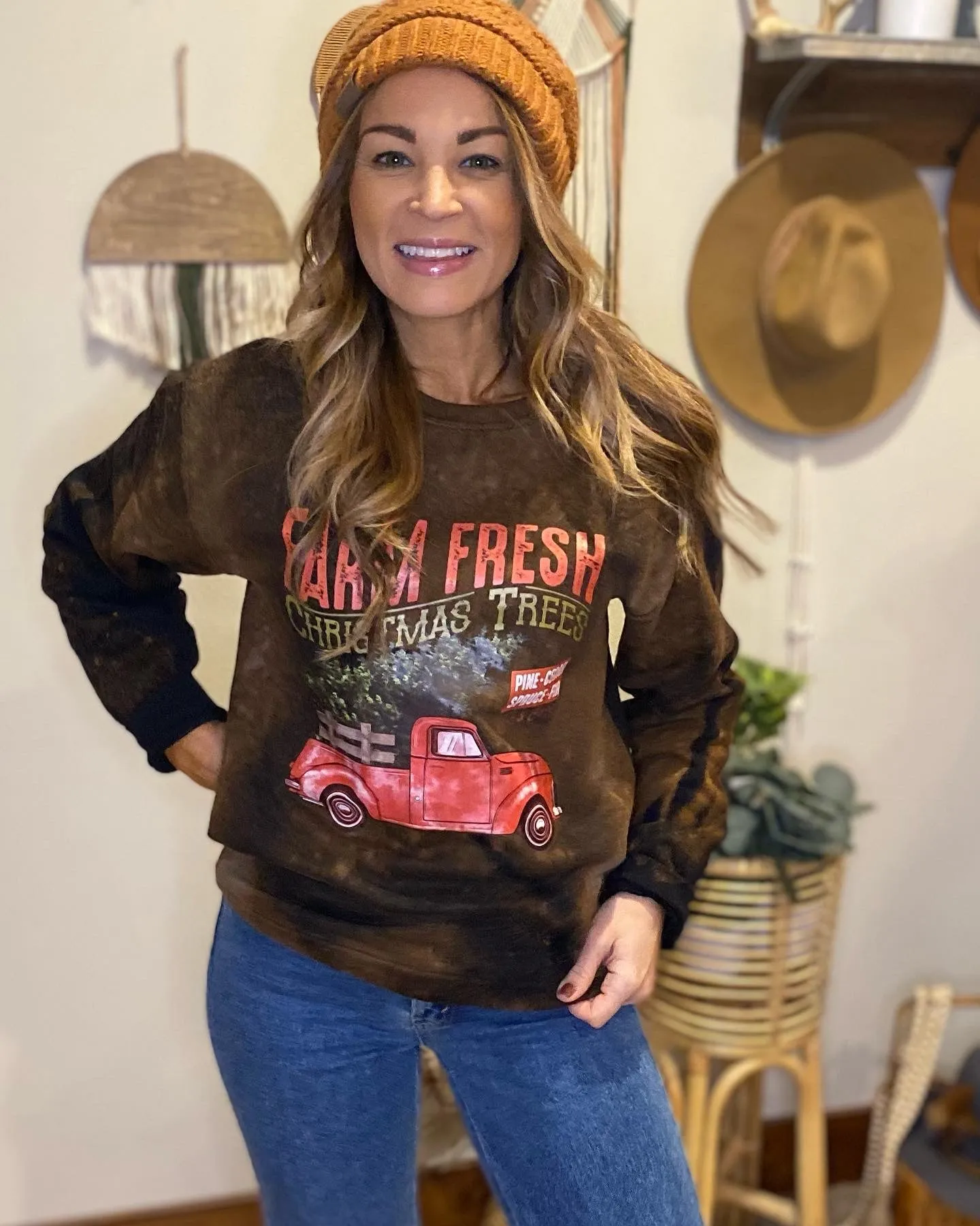 Farm fresh Christmas trees / graphic shirts / pullovers