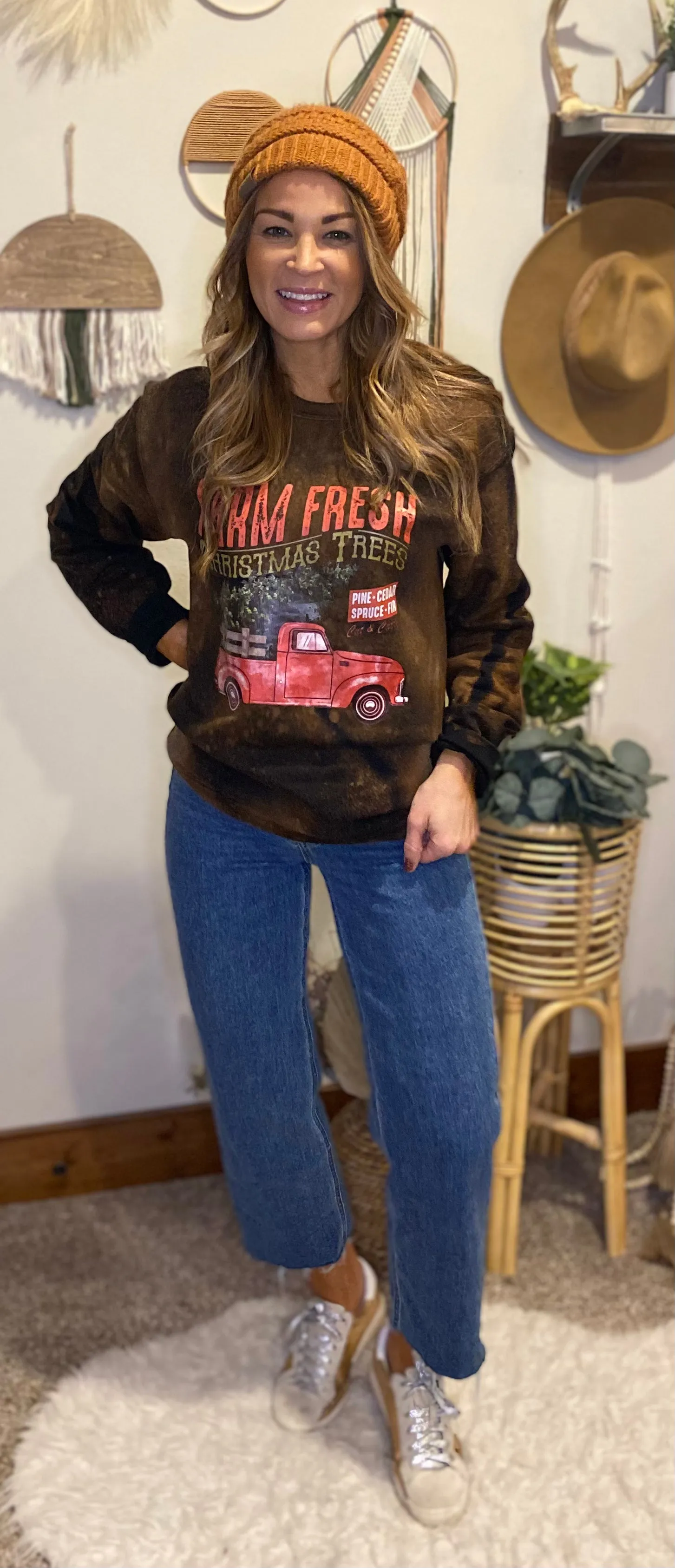 Farm fresh Christmas trees / graphic shirts / pullovers