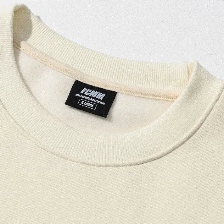 FCMM  |Unisex Street Style Long Sleeves Plain Cotton Logo