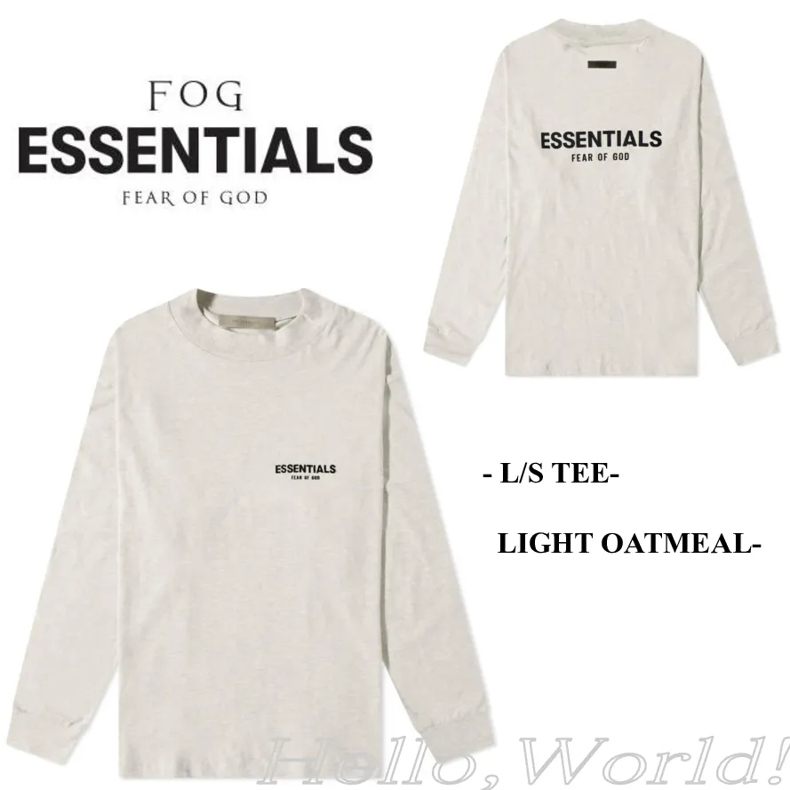 FEAR OF GOD  |Crew Neck Pullovers Unisex Street Style Long Sleeves Plain