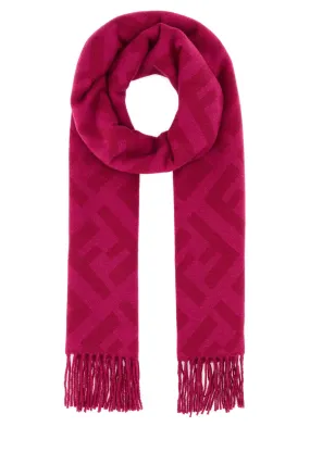 Fendi Embroidered Cashmere Scarf