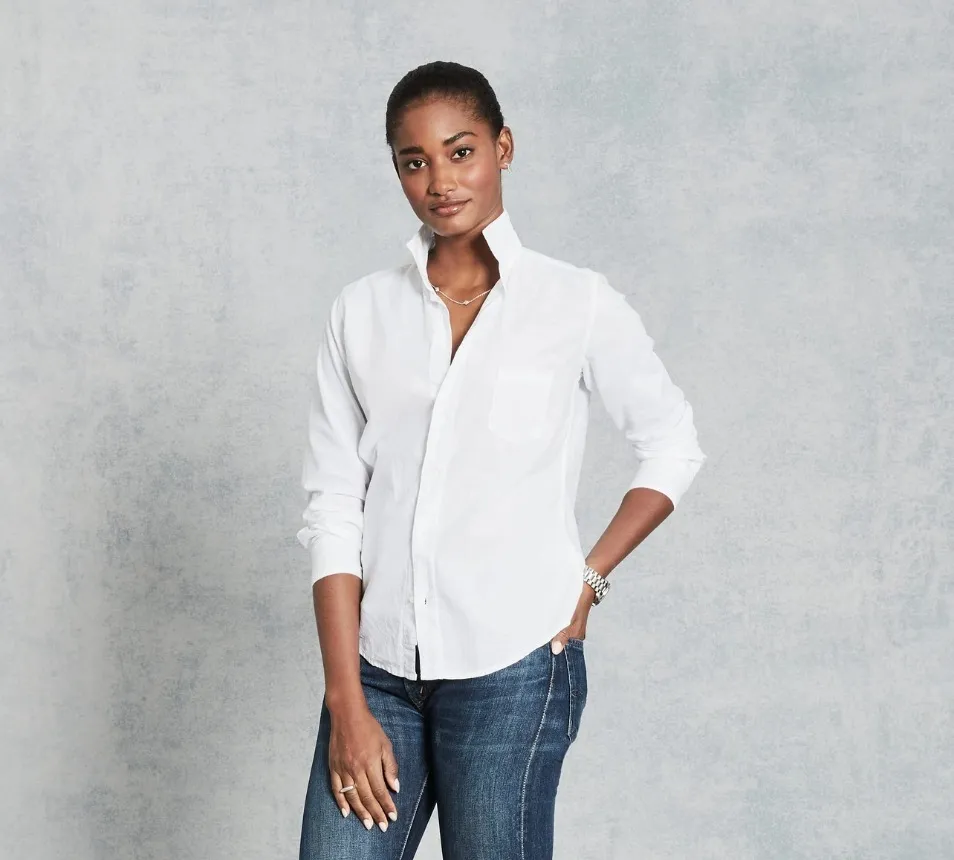 Frank&Eileen  |Long Sleeves Plain Cotton Shirts & Blouses