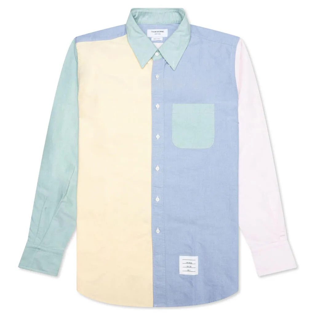 Funmix 4Bar Button Down L/S Shirt - Light Pink