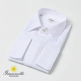 GIANNETTO  |Long Sleeves Plain Cotton Handmade Logo Shirts