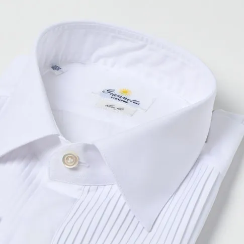 GIANNETTO  |Long Sleeves Plain Cotton Handmade Logo Shirts