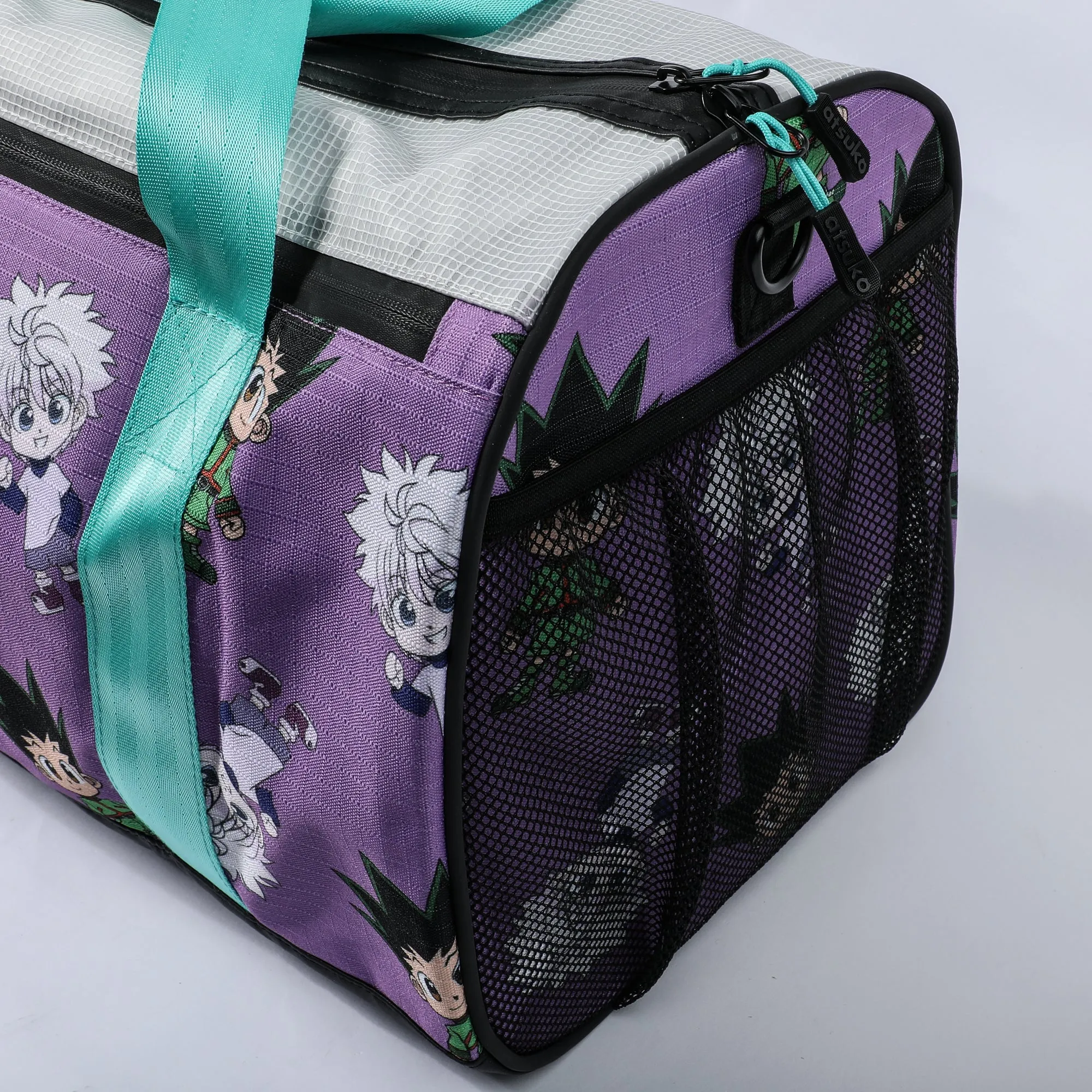 Gon and Killua Purple Duffle Bag