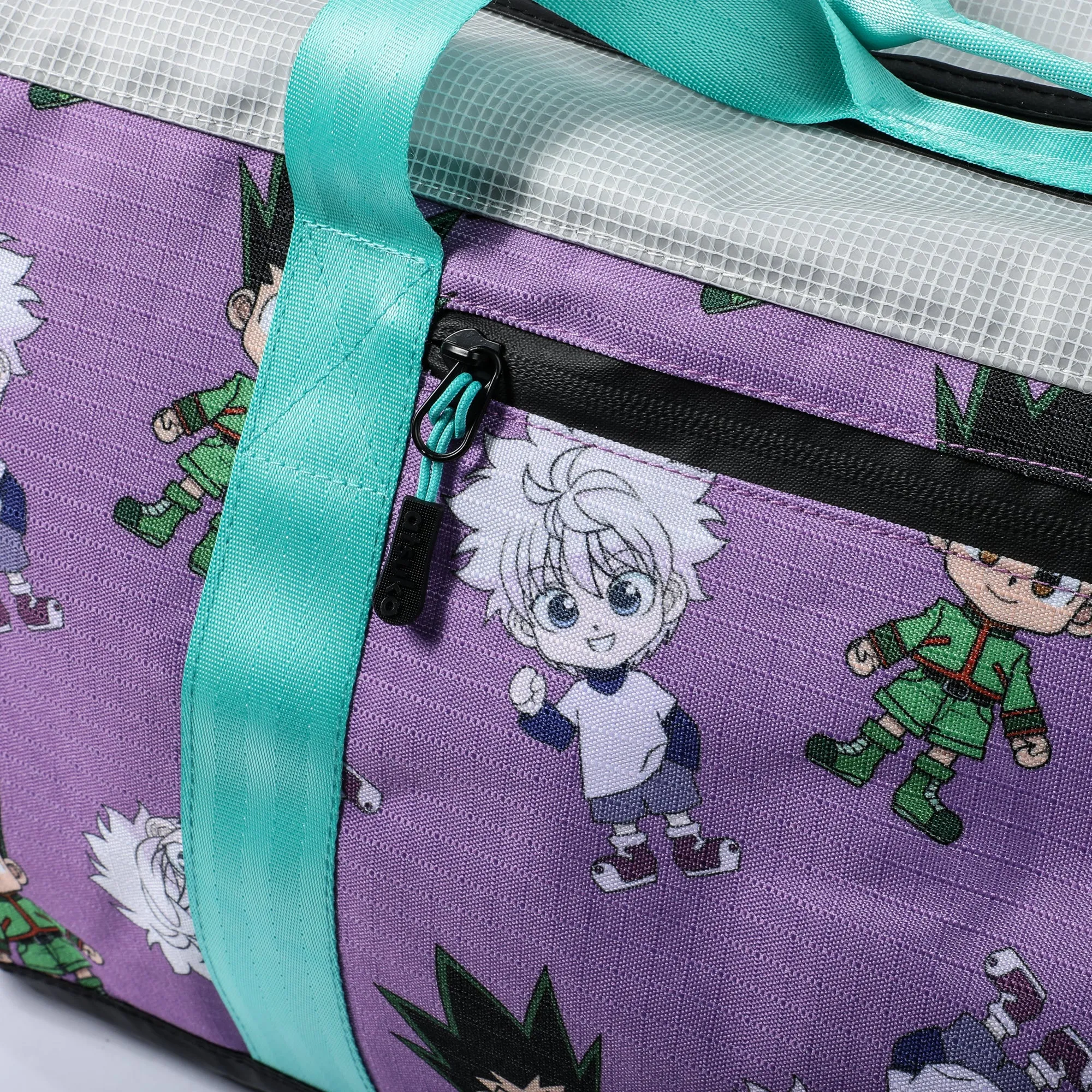 Gon and Killua Purple Duffle Bag