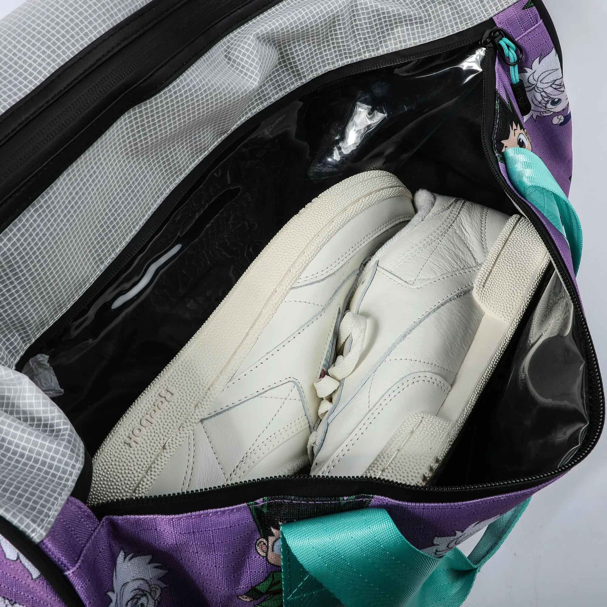 Gon and Killua Purple Duffle Bag