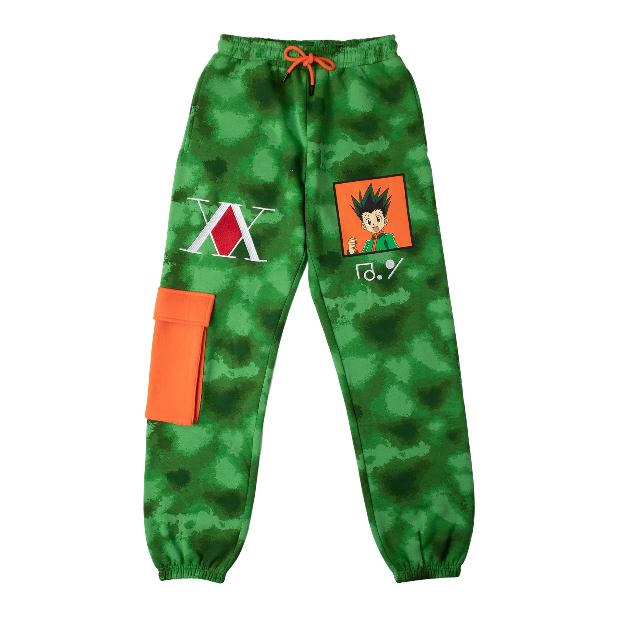 Gon Spray Paint Camo Joggers