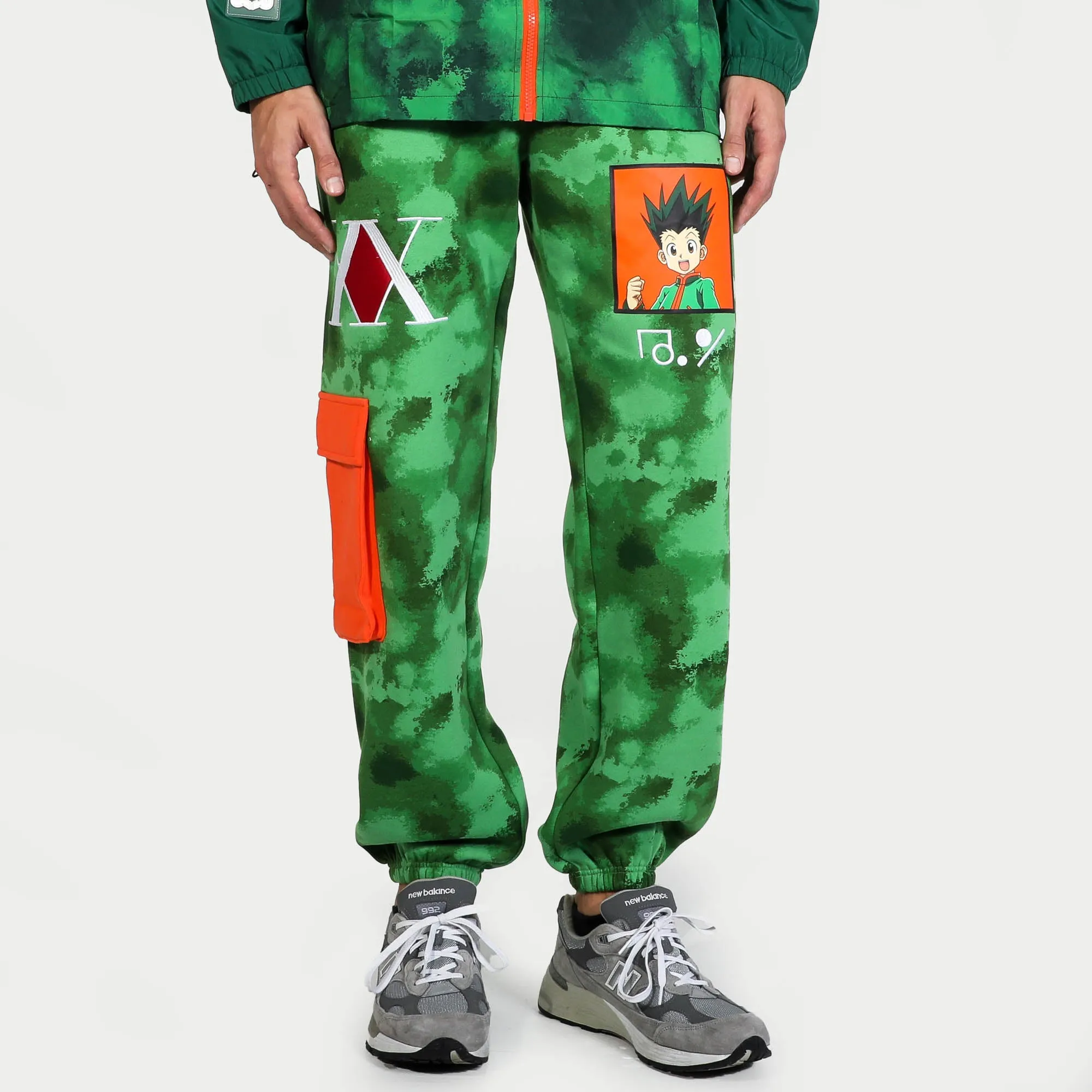 Gon Spray Paint Camo Joggers