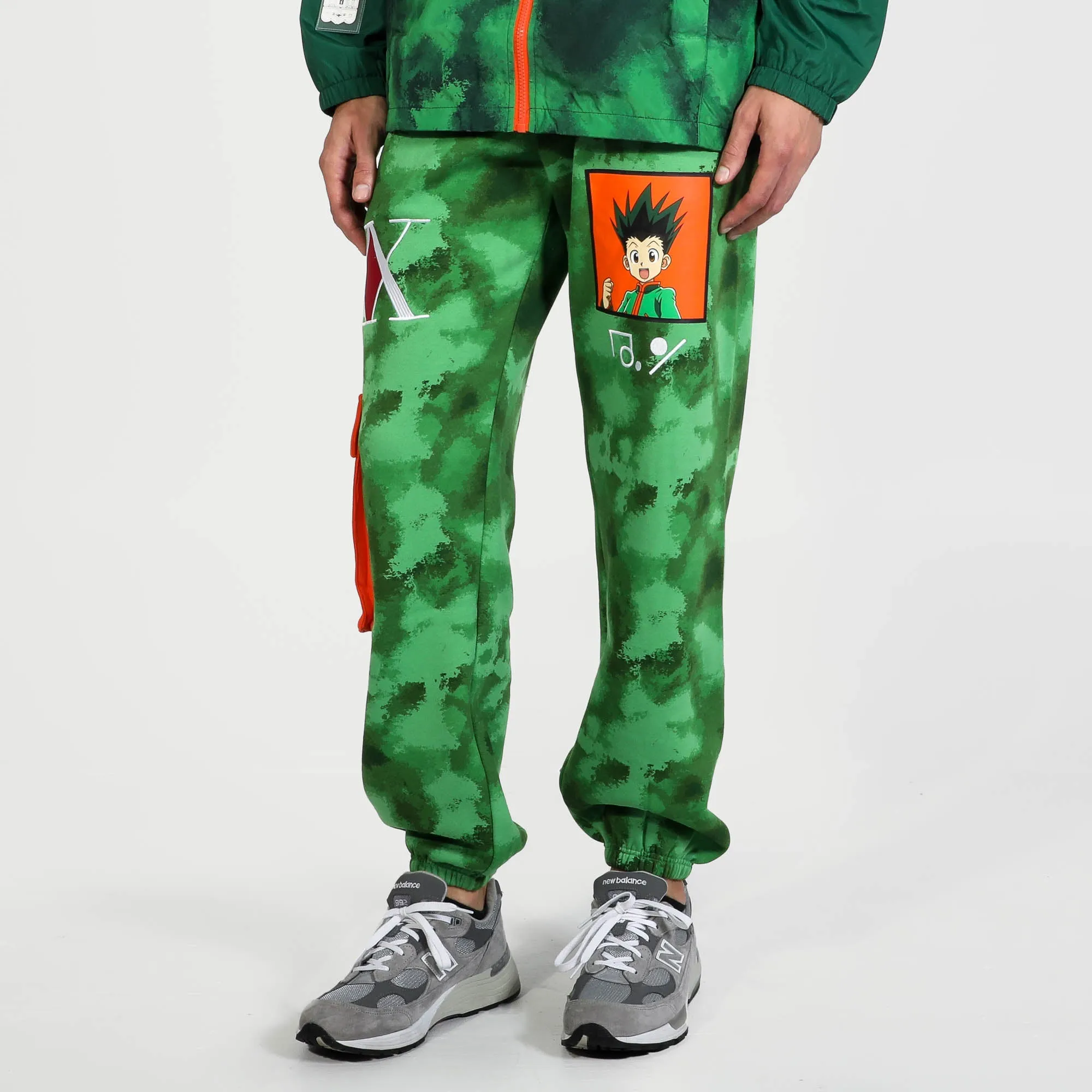 Gon Spray Paint Camo Joggers