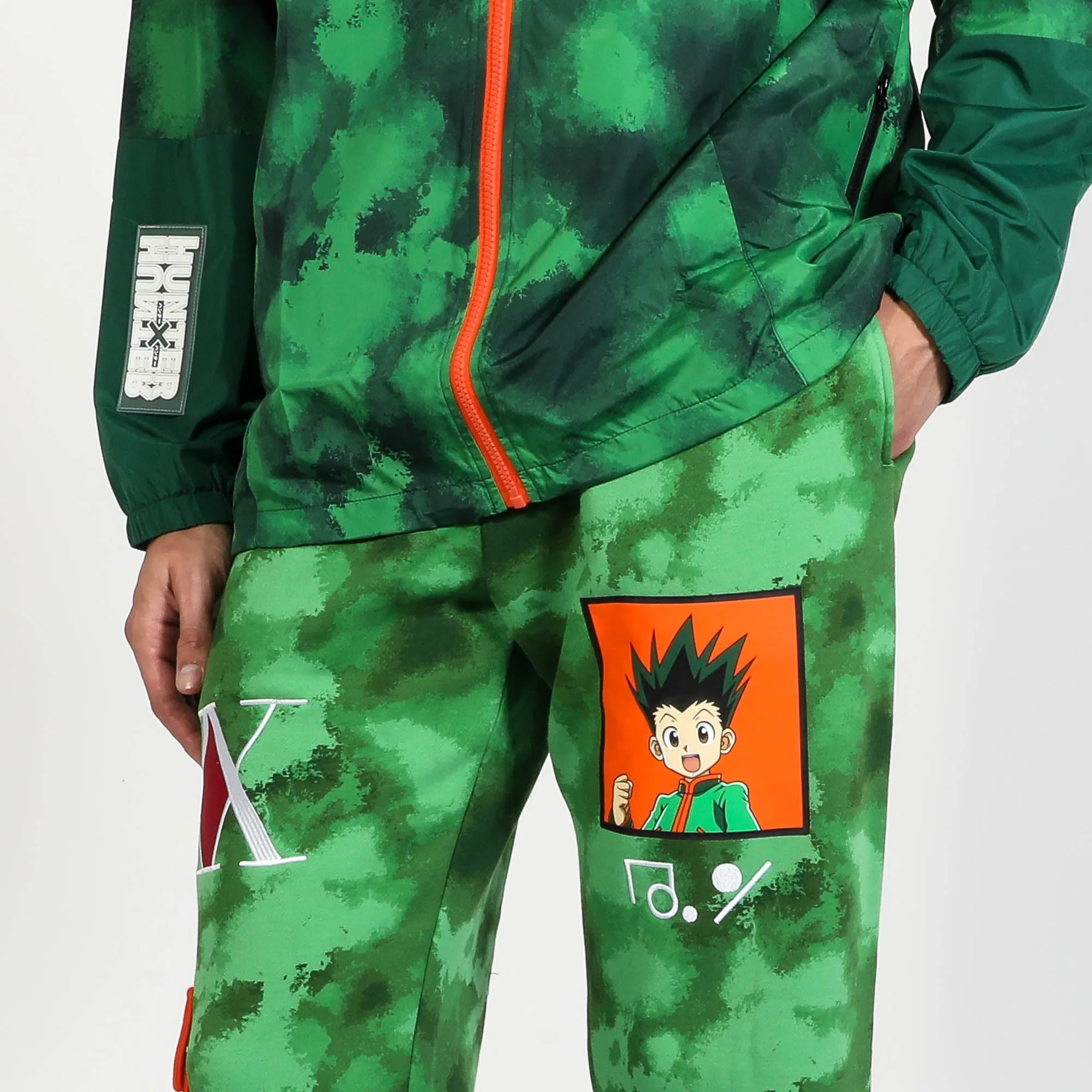 Gon Spray Paint Camo Joggers