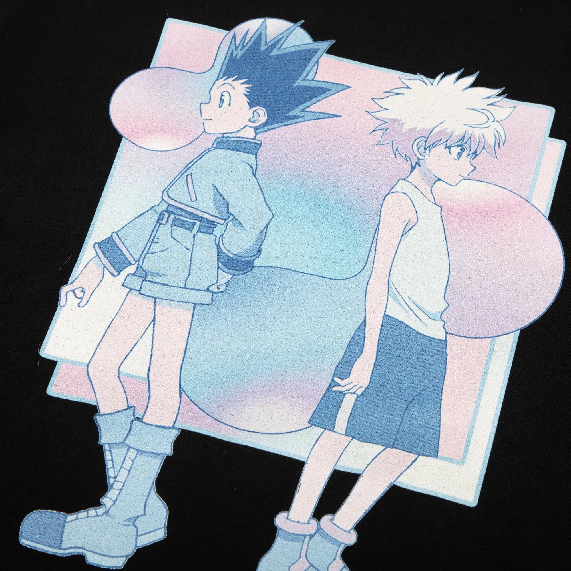 Gon x Killua Bubble Black Tee