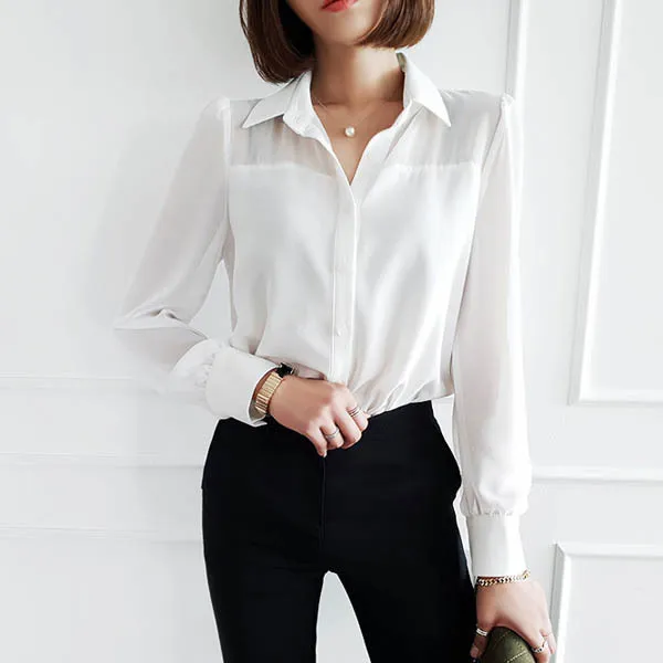 gumzzi  |Long Sleeves Plain Party Style Office Style Elegant Style