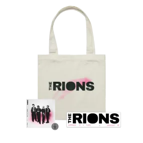 Happiness EP Cream Tote Bag, Sticker + Digital Download Pre-Order