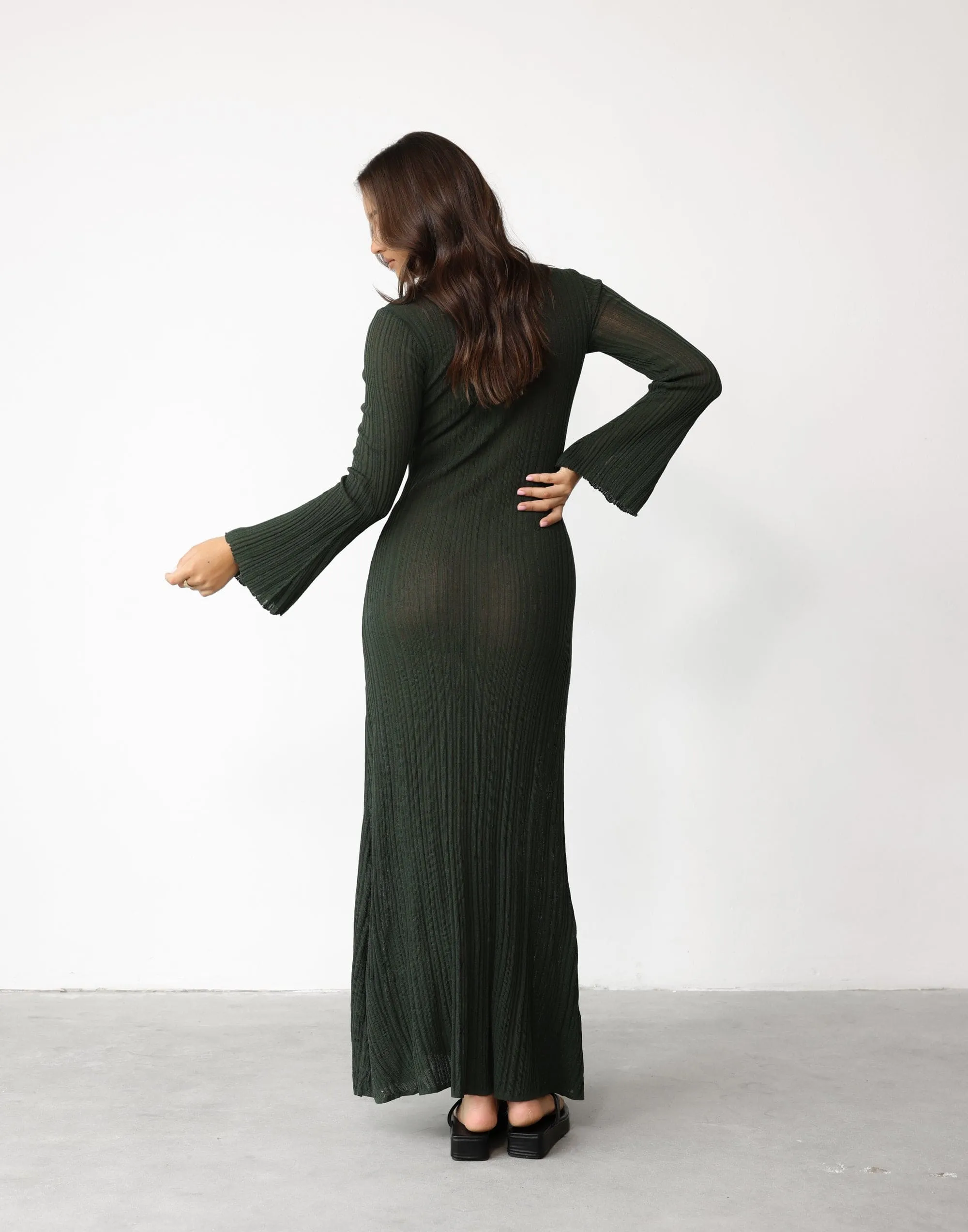 Harmonia Maxi Dress (Forest)