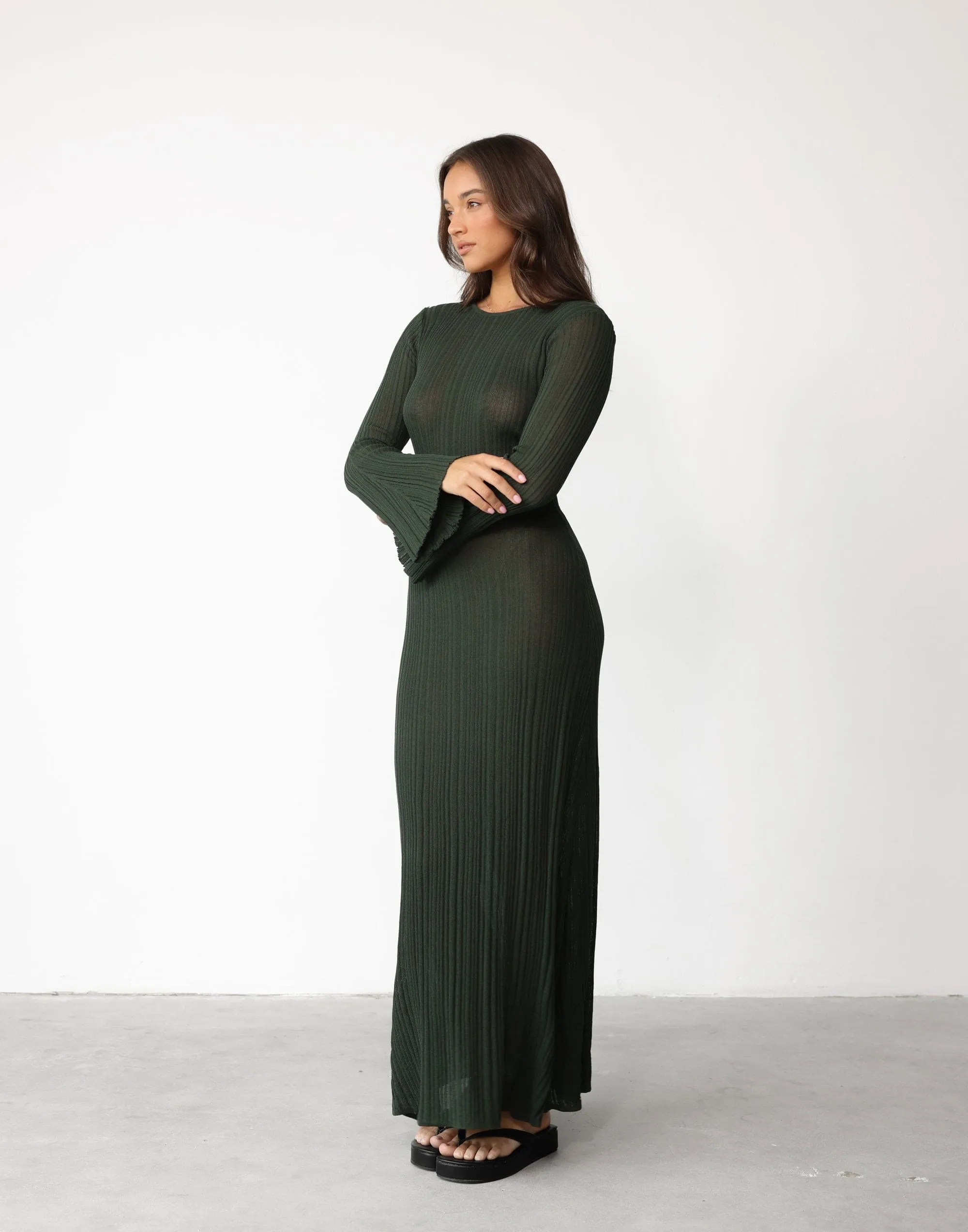 Harmonia Maxi Dress (Forest)