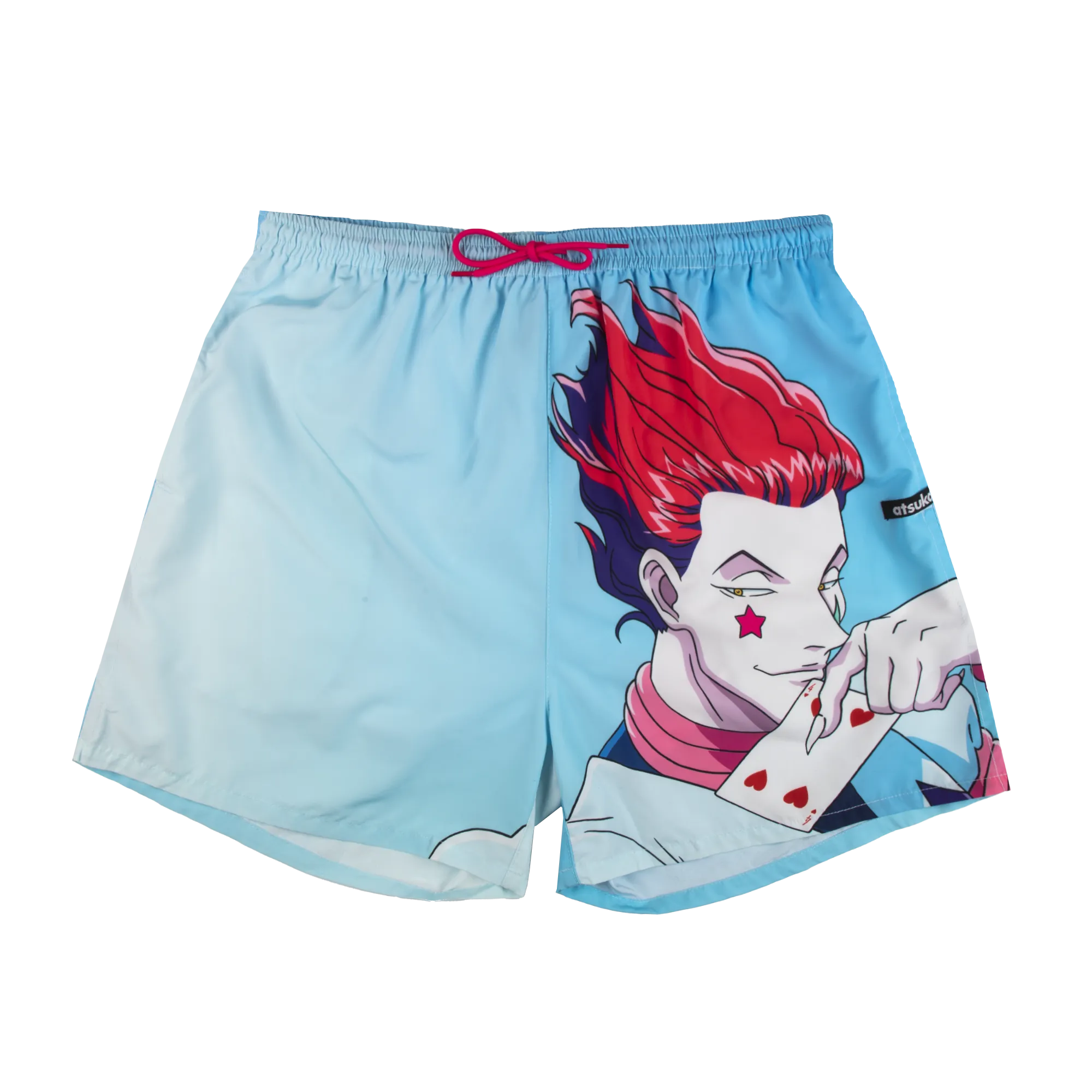 Hisoka Big Print Blue Shorts