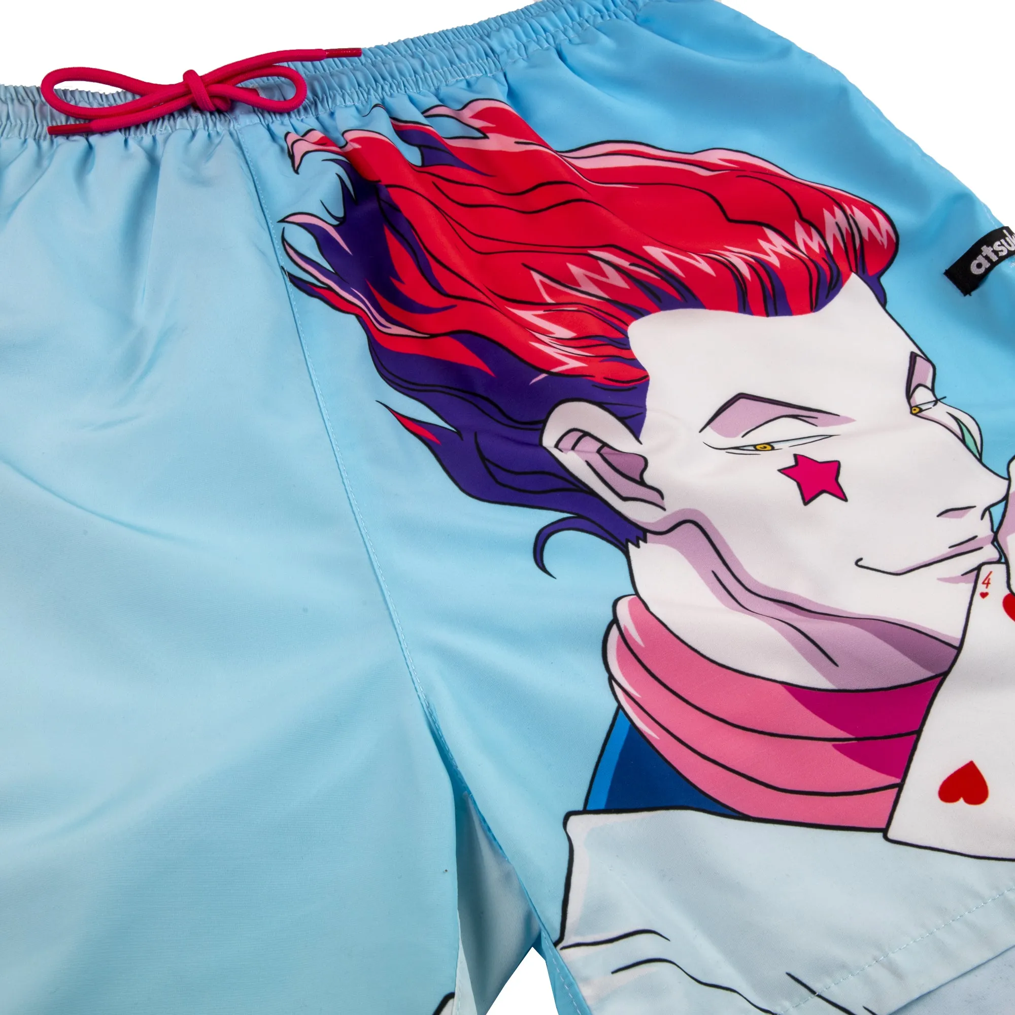 Hisoka Big Print Blue Shorts