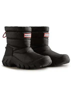 Hunter Black Intrepid Short Snow Boots