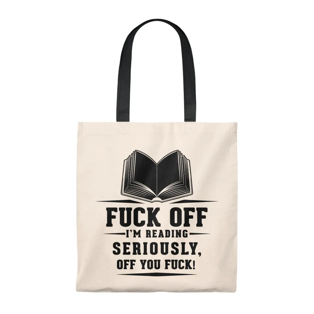 I'm Reading Canvas Tote Bag - Vintage style