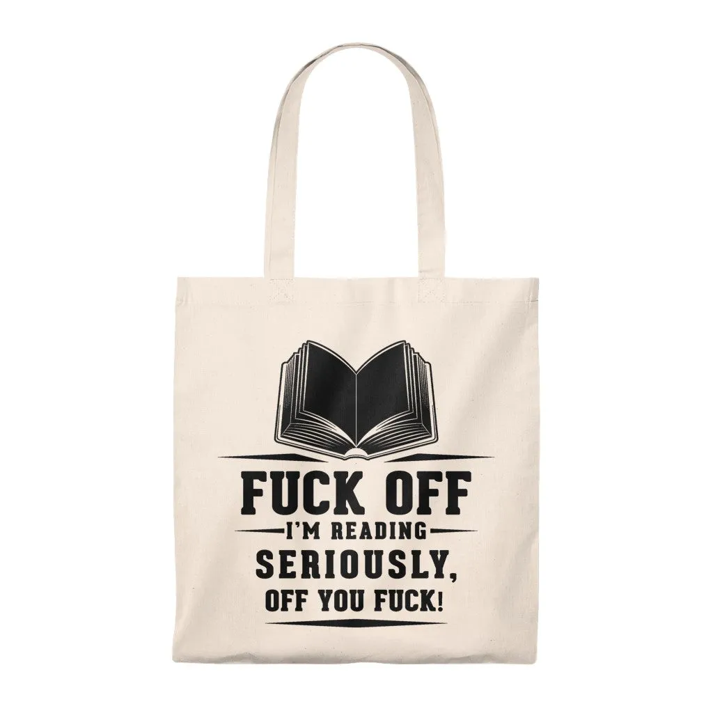 I'm Reading Canvas Tote Bag - Vintage style