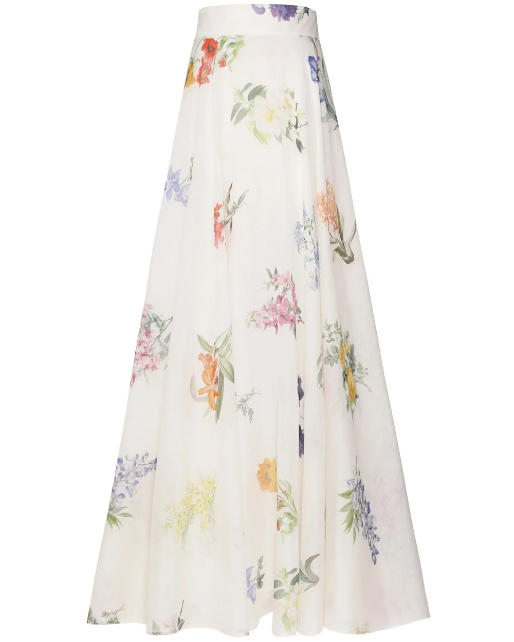 Ivory Botanical Natura Maxi Skirt