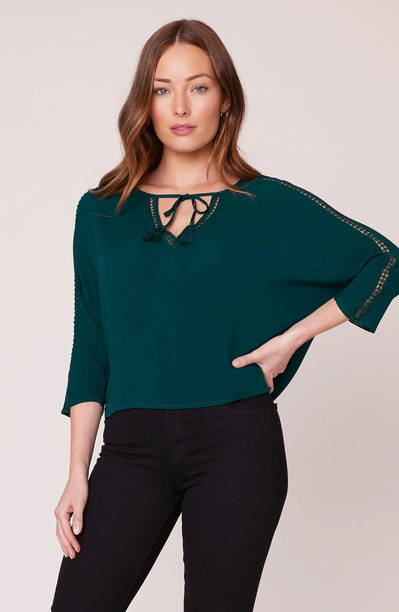 Jack Fancy Free Top with Trim Inset