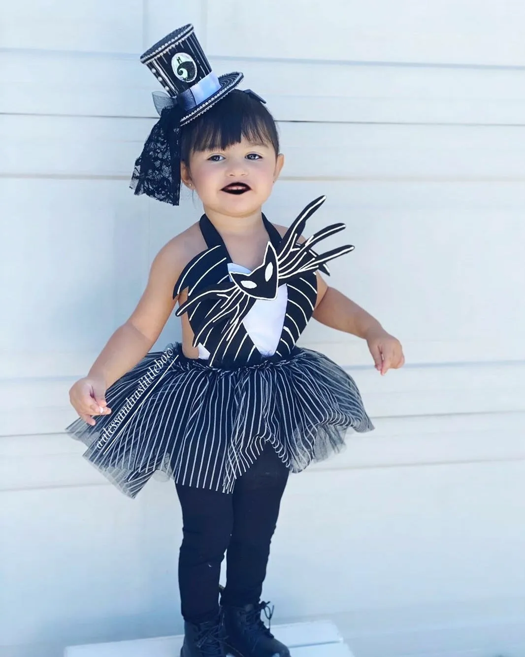 Jack Skellington inspired Romper