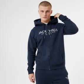 Jack Wills Pinebrook Graphic Zip Hoodie