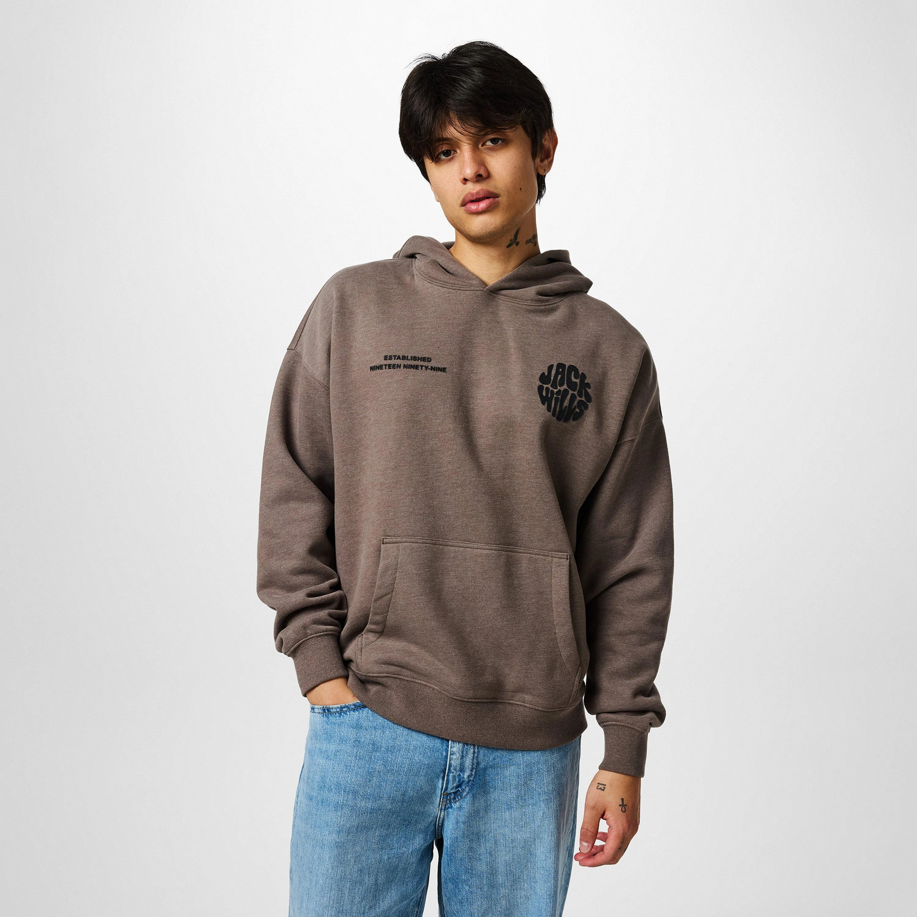 Jack Wills Slouchy Circle Hoodie