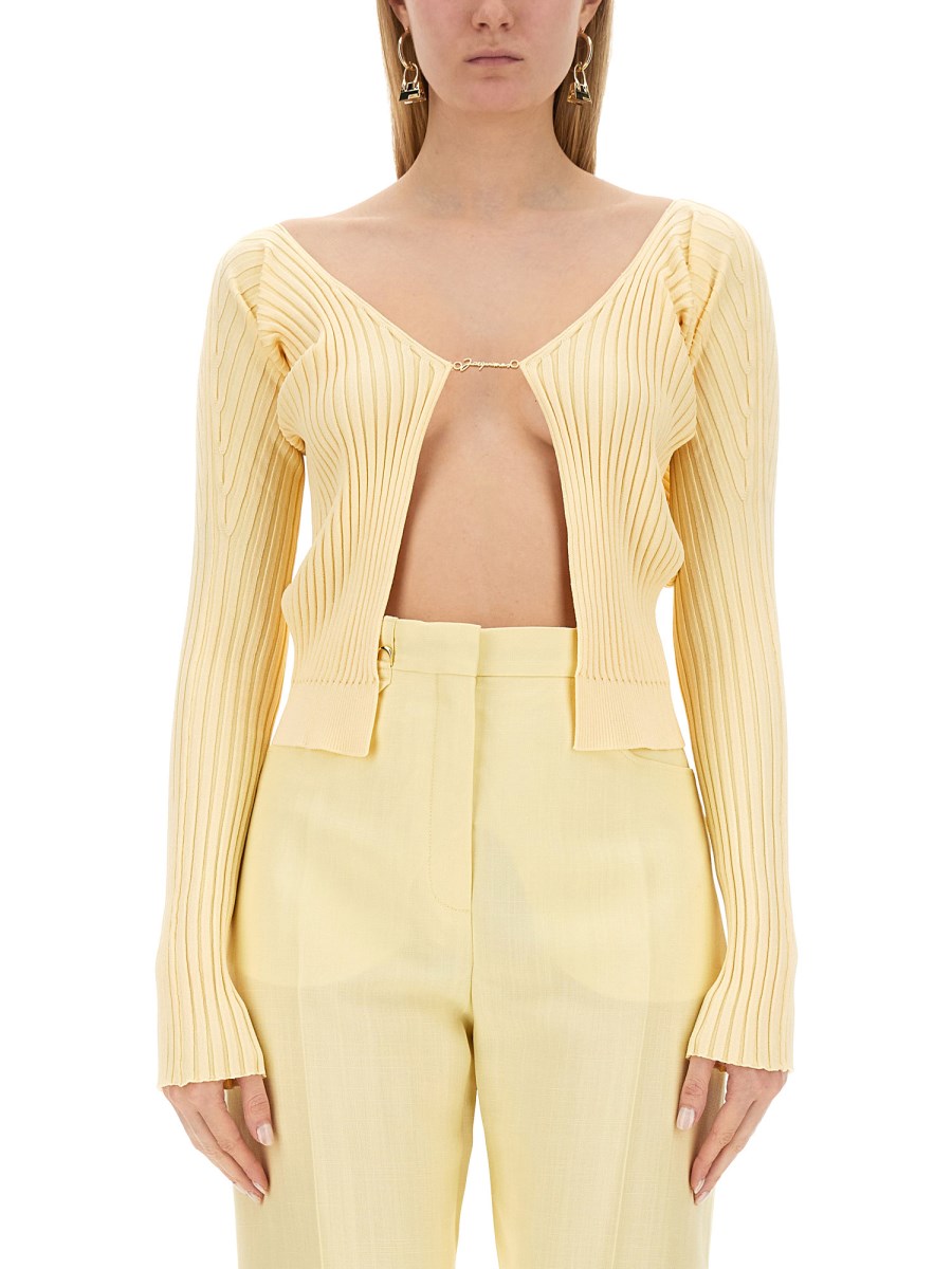 JACQUEMUS    VISCOSE LE PRALU LONGUE CARDIGAN