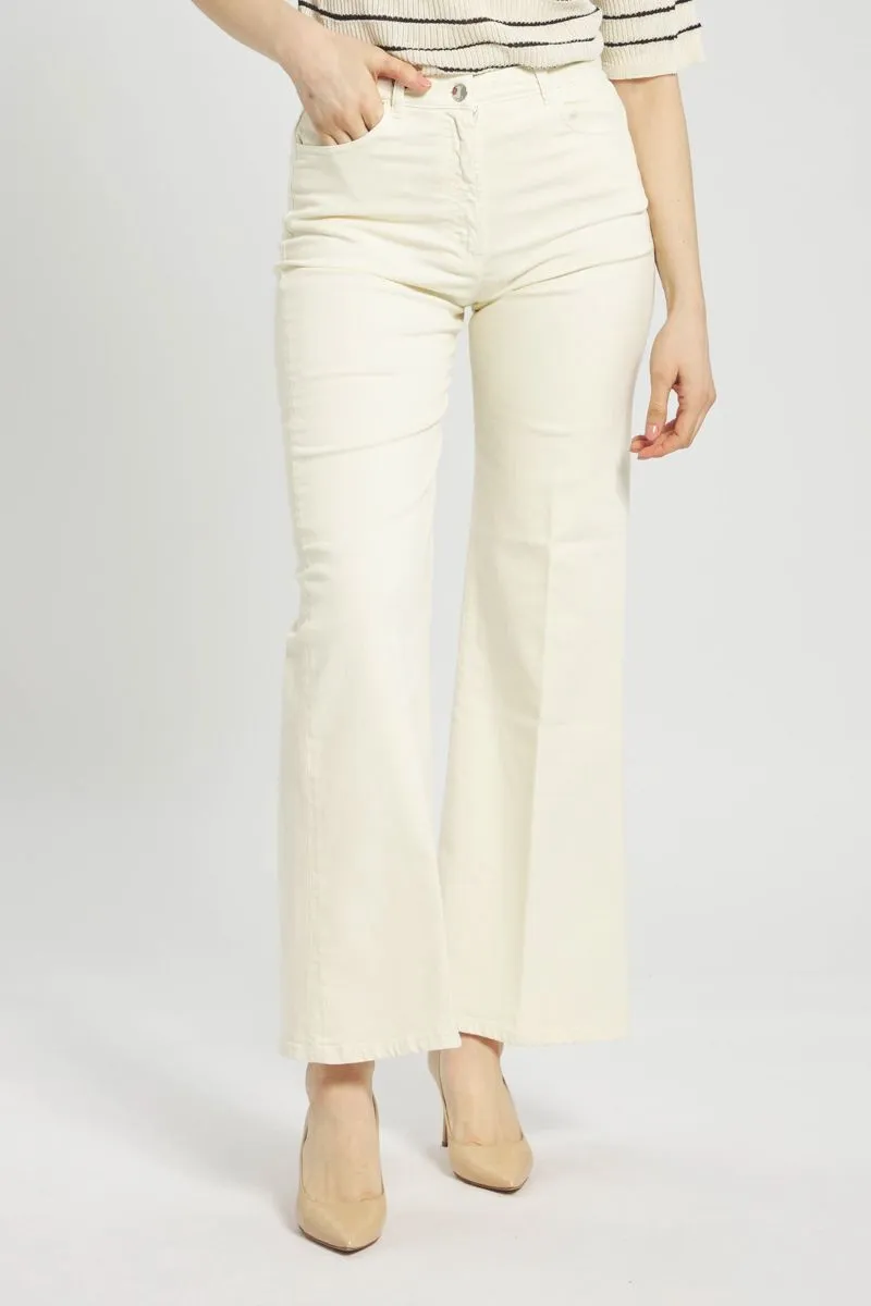 Jeans Donna Beige