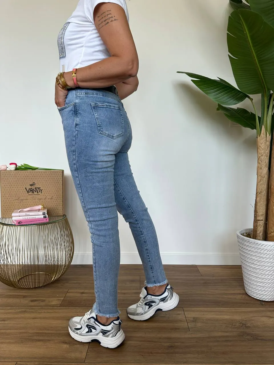 Jeans Skinny Sfrangiato