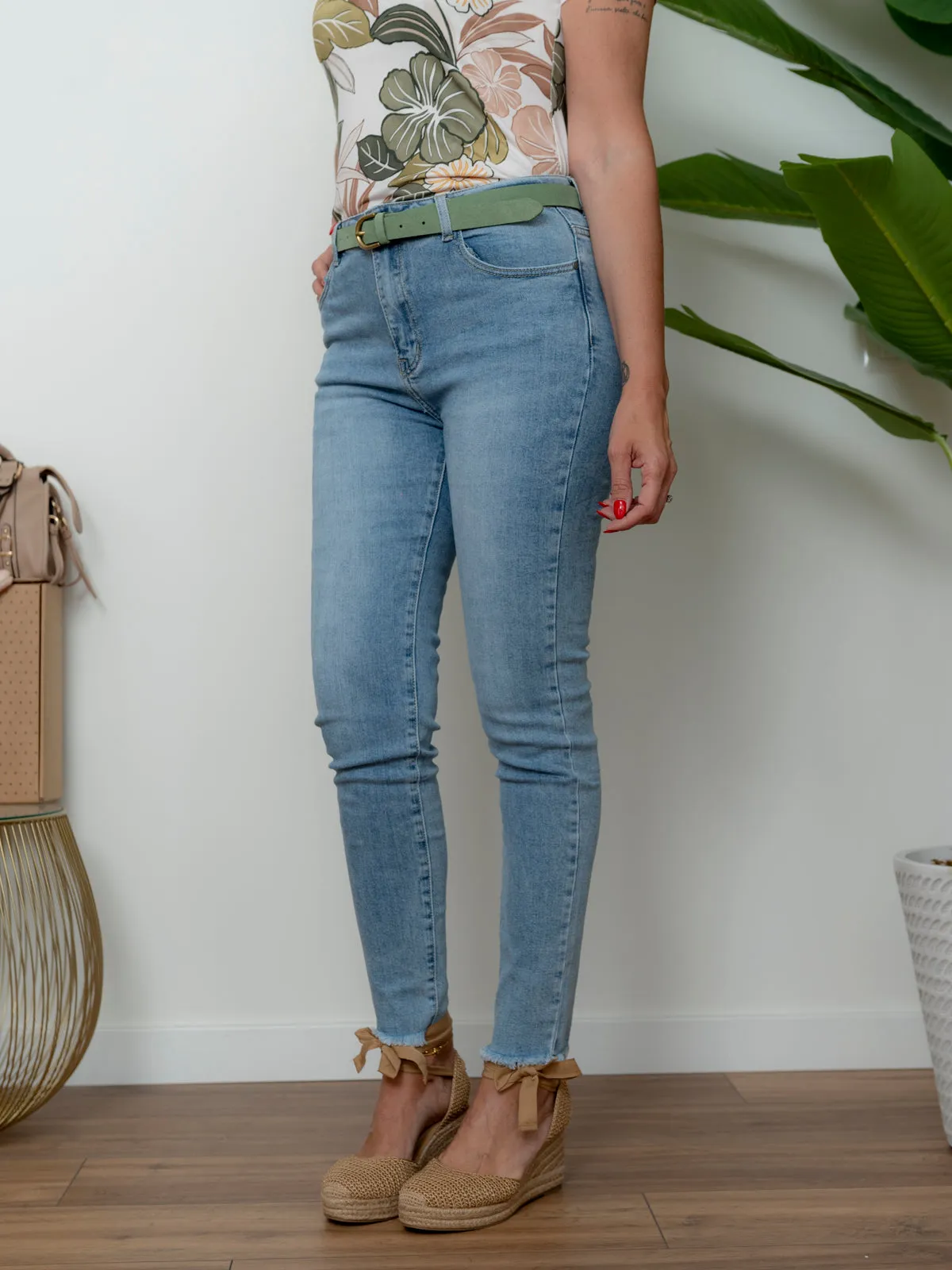 Jeans Skinny Sfrangiato