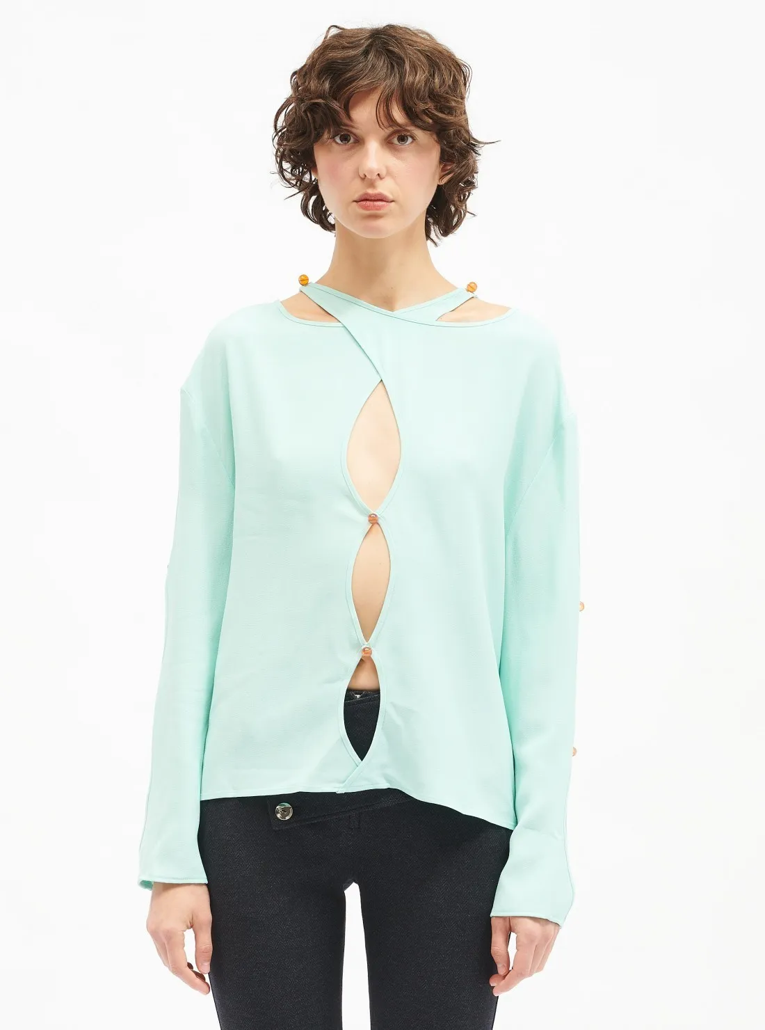 KIKO KOSTADINOV  |Long Sleeves Plain Shirts & Blouses