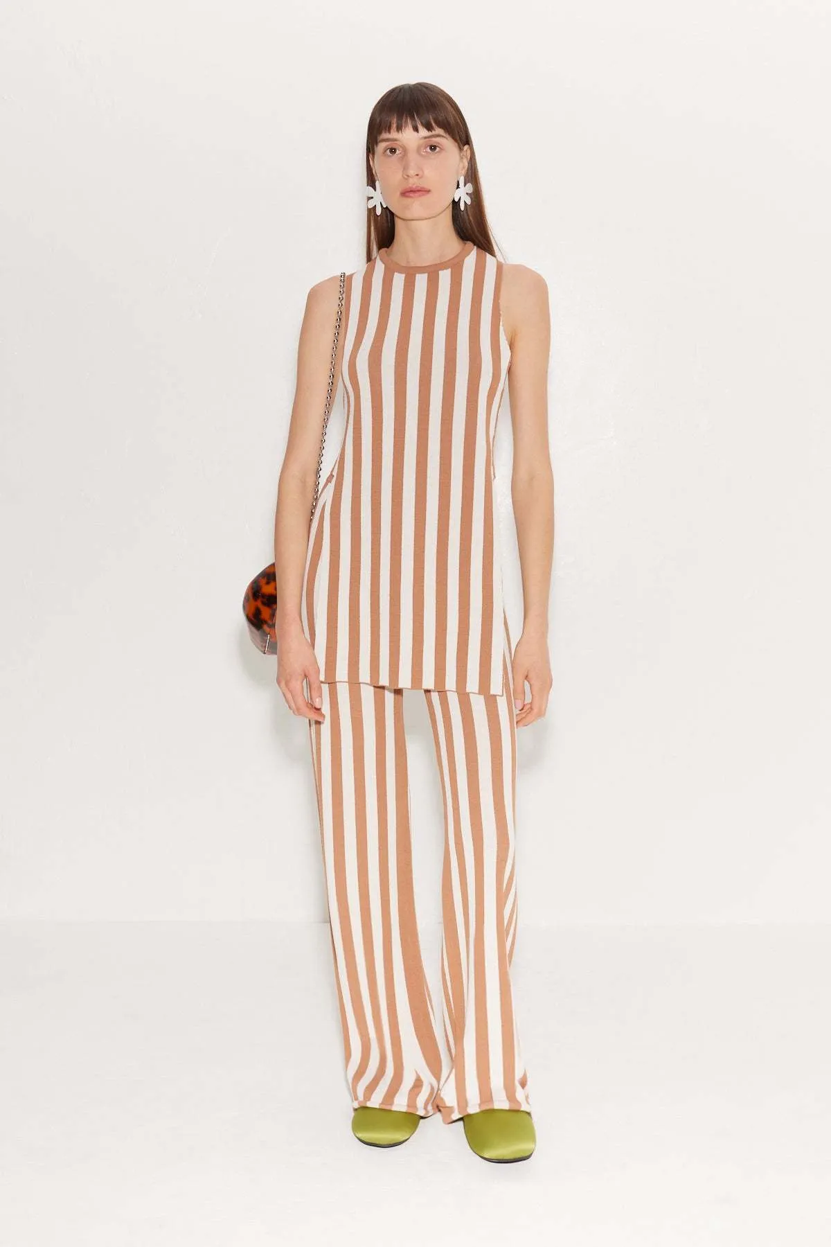 Knits By Jabber Pant - Tan Stripe