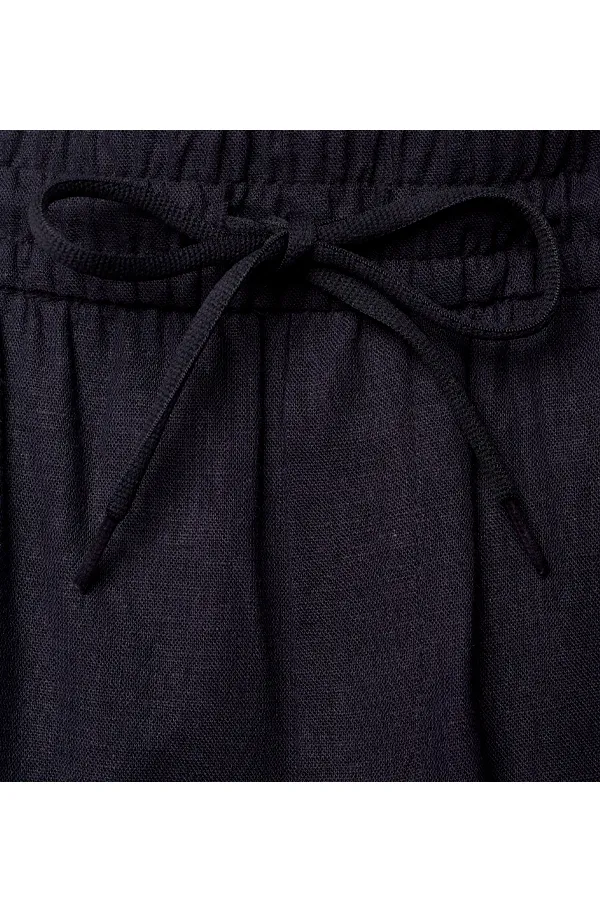 Les Deux Patrick Linen Pants Navy