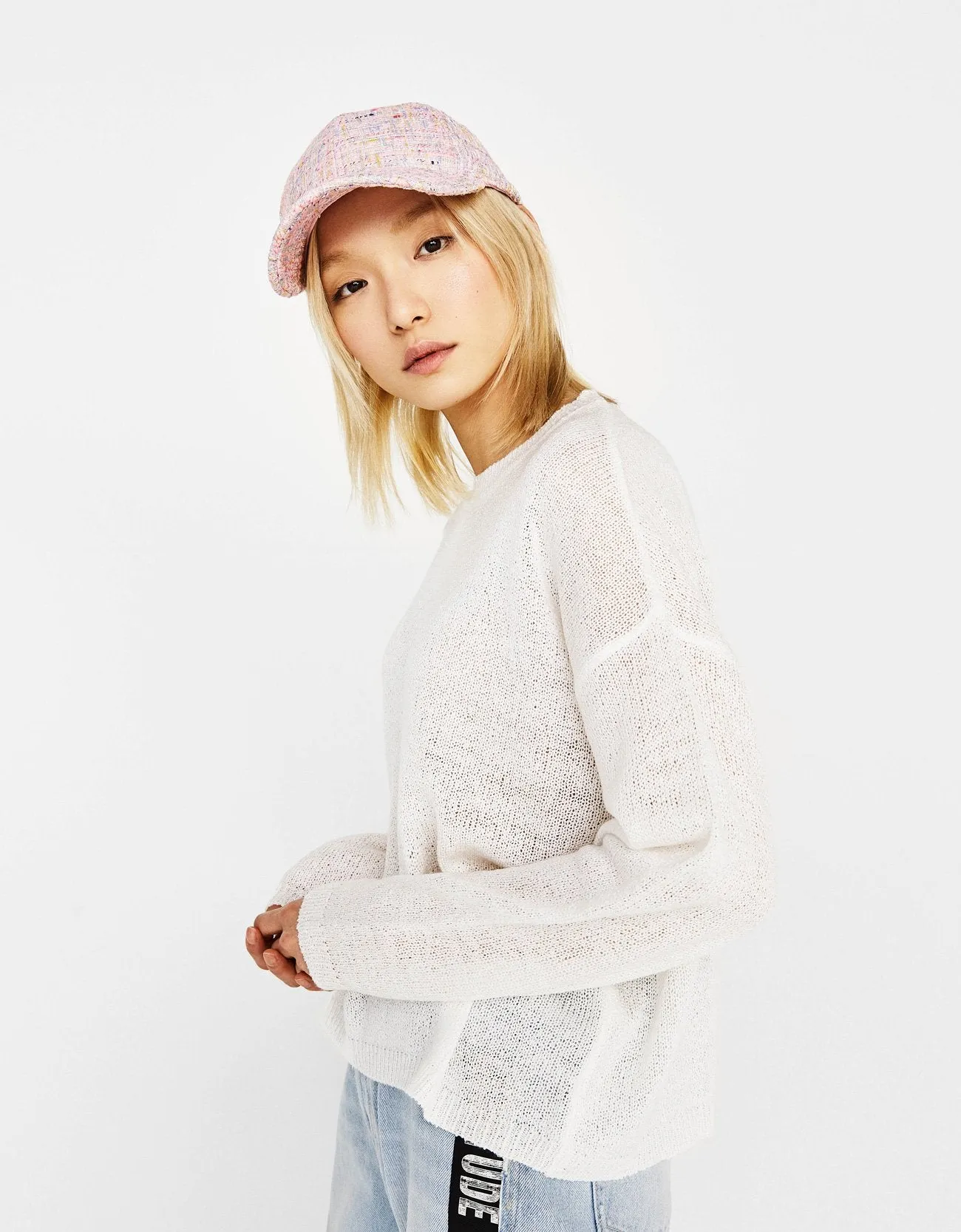 Loose-fit round neck sweater