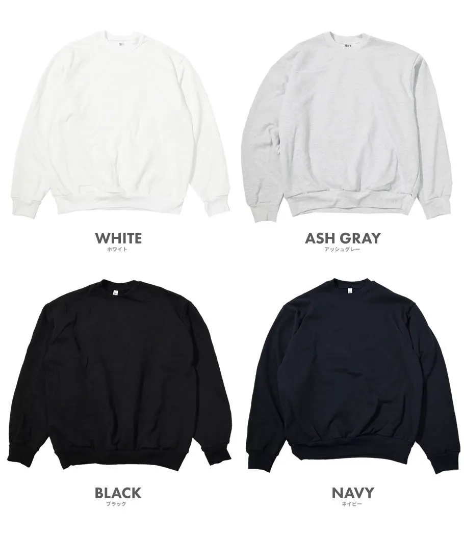 Los Angeles Apparel  |Crew Neck Pullovers Unisex Sweat Street Style Long Sleeves