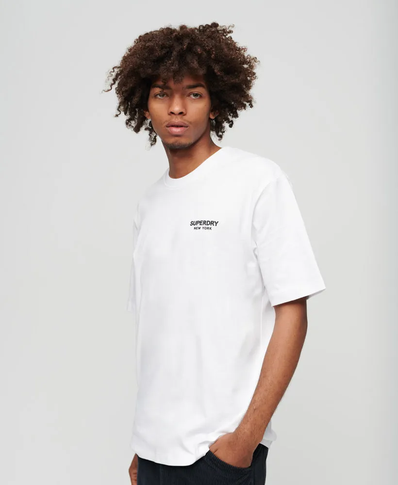 Luxury Sport Loose T-Shirt | Brilliant White