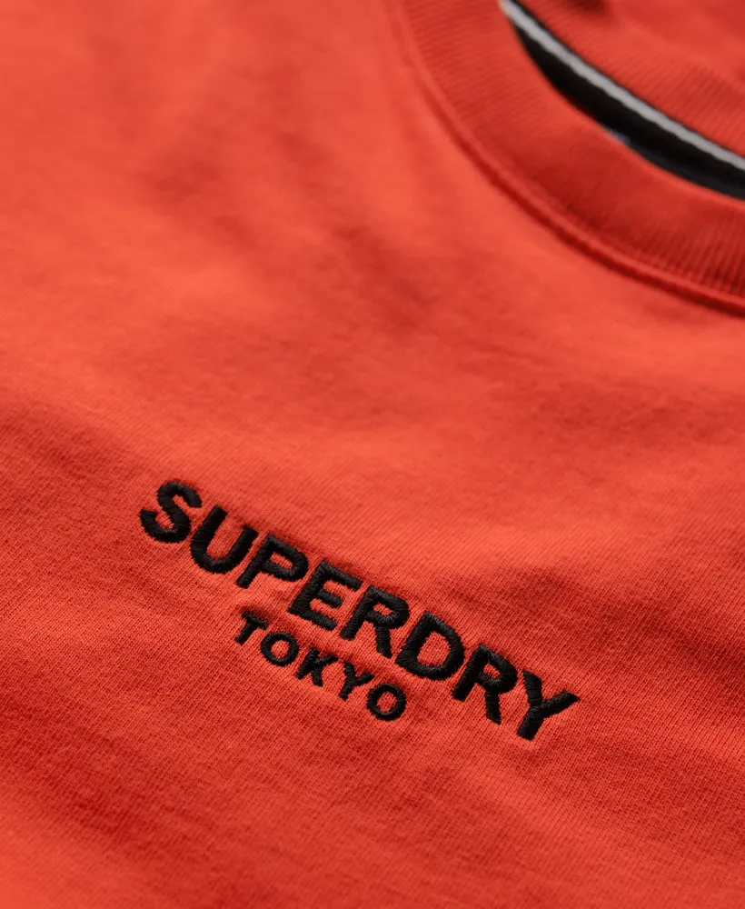 Luxury Sport Loose T-Shirt | Sunset Red