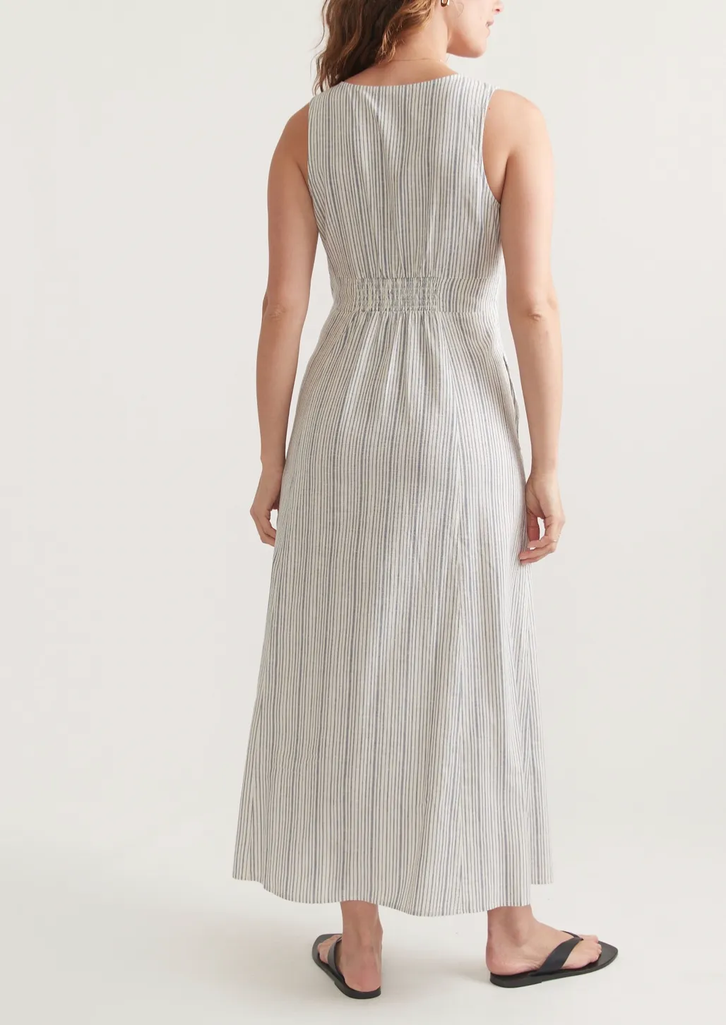 MARINE LAYER CAMILA STRIPE MAXI DRESS