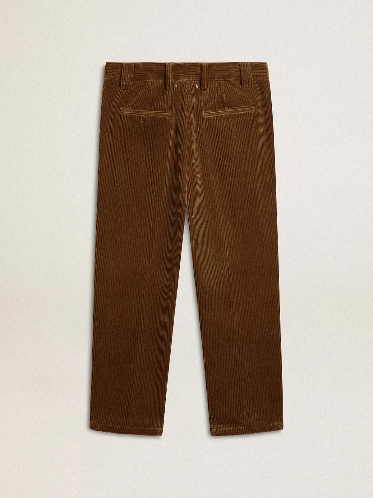 Men's dark olive corduroy pants