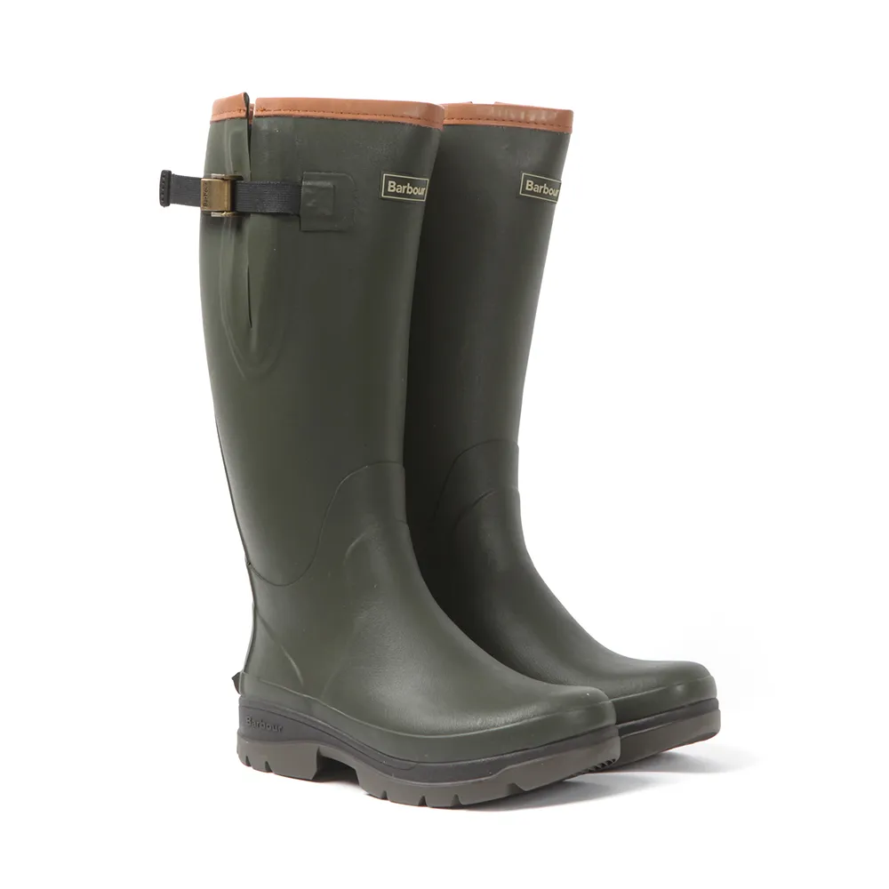 Mens Green Tempest Wellington Boot