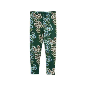 MINI RODINI Daisys Leggings - Green