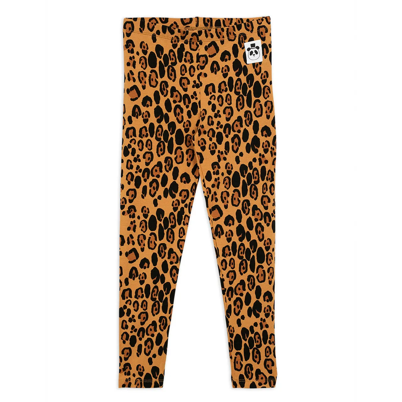 MINI RODINI Leopard Leggings - Beige