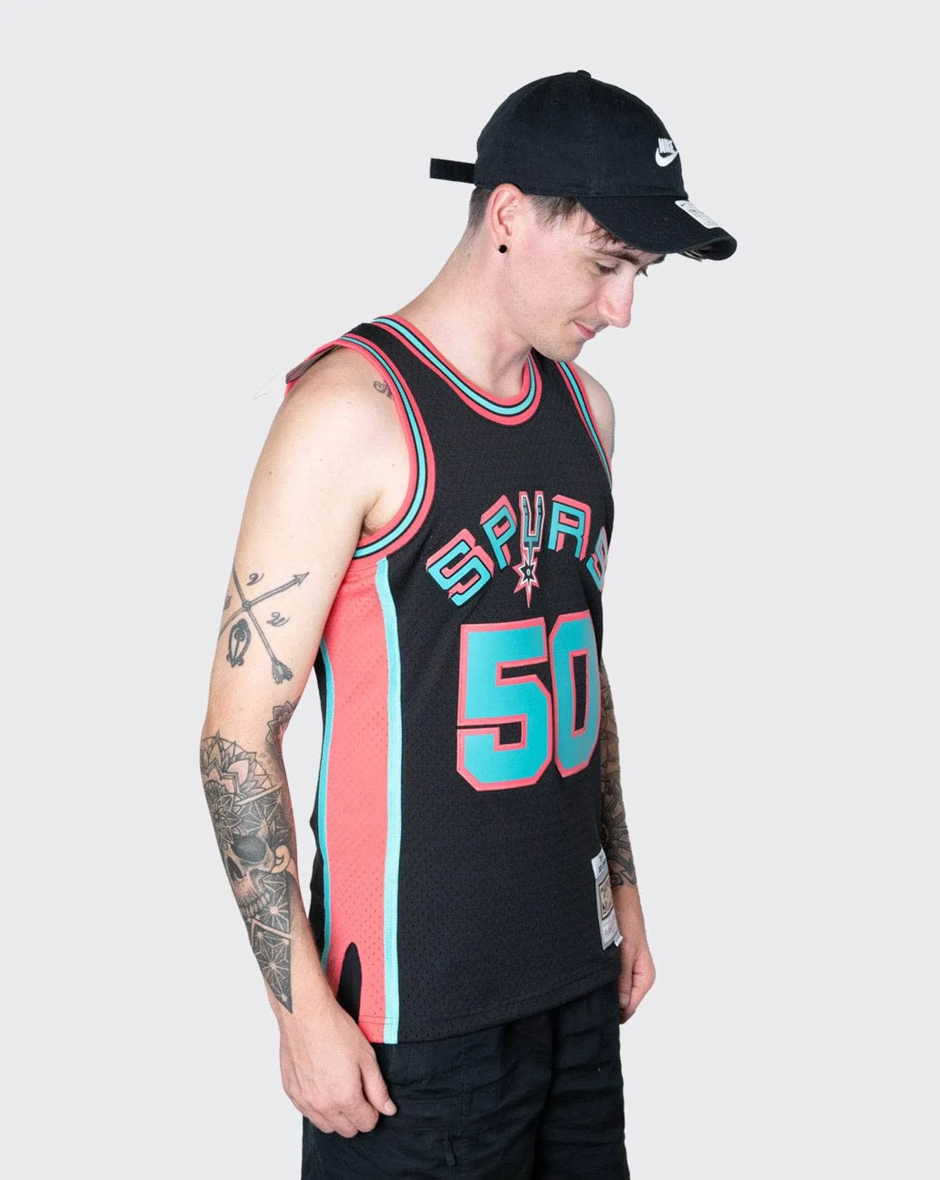 Mitchell and Ness Spurs Robinson 1998 Swingman jersey