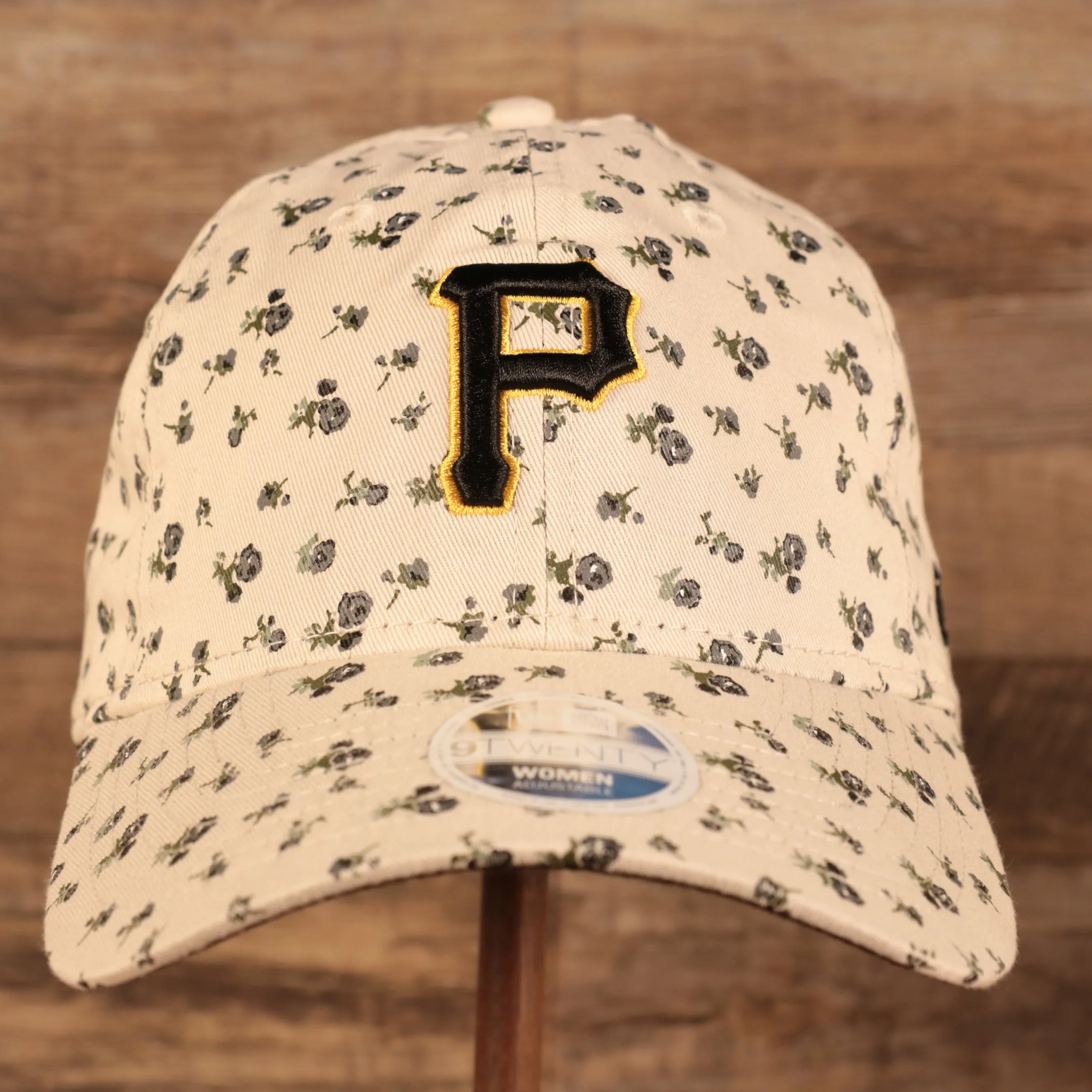 NEW ERA | PITTSBURGH PIRATES | WOMEN MICRO FLORAL  | 9TWENTY 920 | DAD HAT | IVORY | OSFM