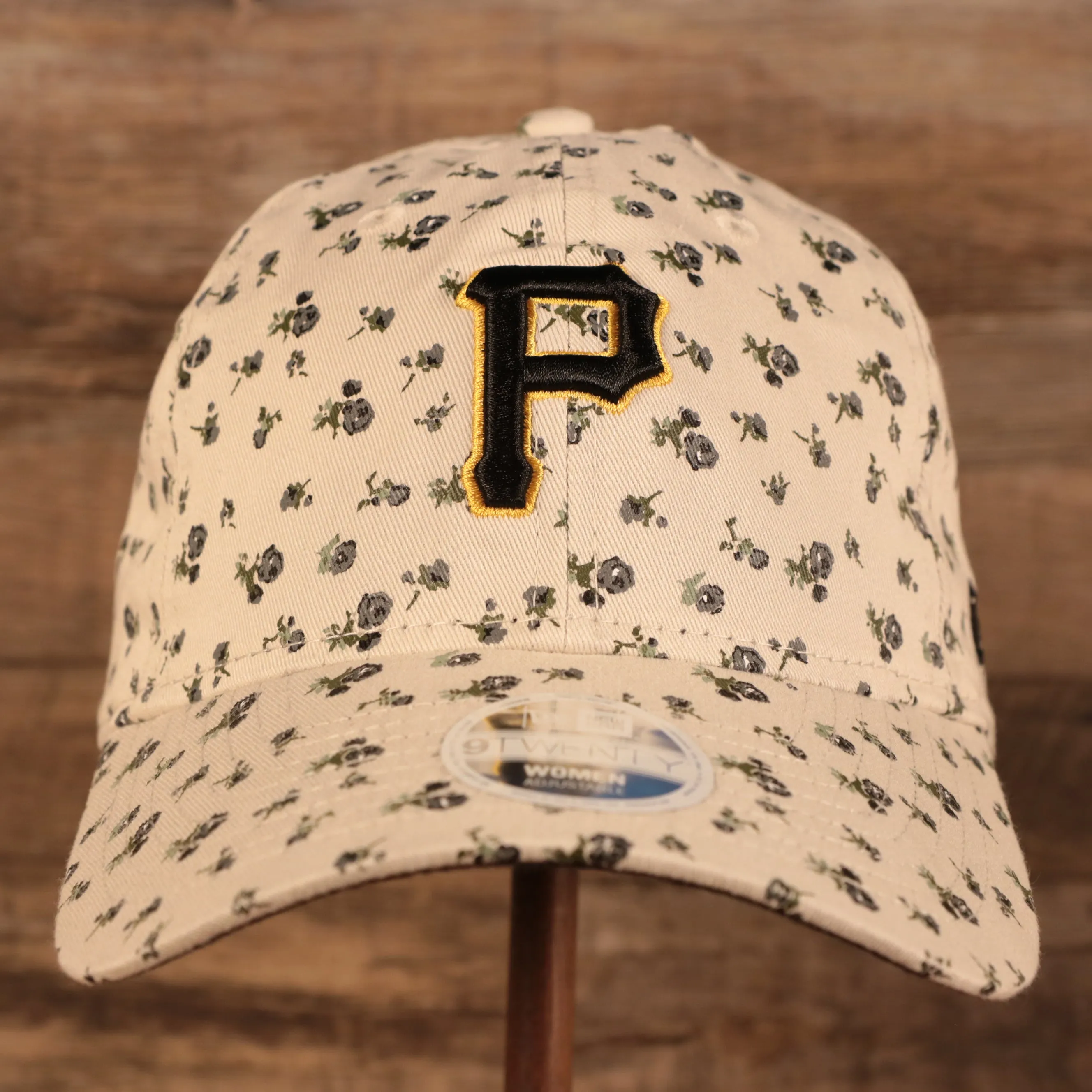 NEW ERA | PITTSBURGH PIRATES | WOMEN MICRO FLORAL  | 9TWENTY 920 | DAD HAT | IVORY | OSFM